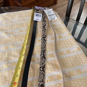 Set of Three Stylish Belts- S see pics